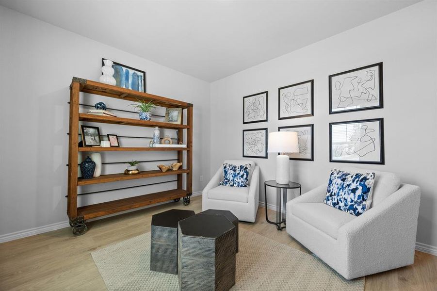 Furnished interior view inside a new home in Baker Farms, Cleburne (Image 6).