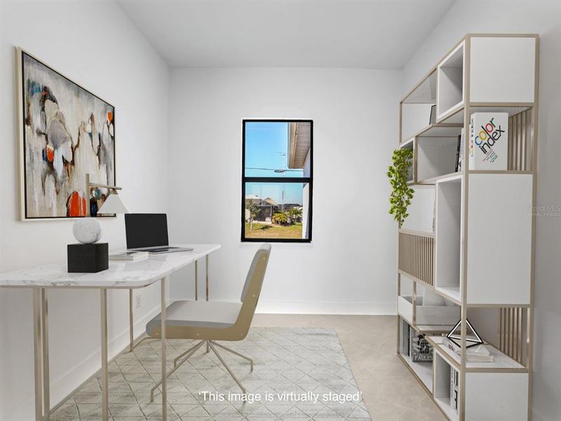 Furnished interior view inside a new home in , Cape Coral (Image 11). Furnished interior view inside a new home in , Cape Coral (Image 11).