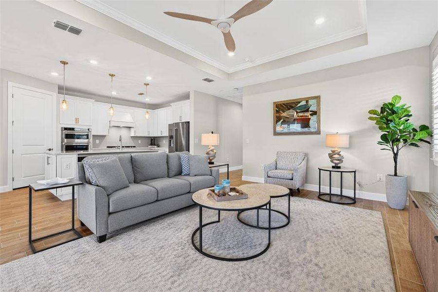 Furnished interior view inside a new home in , Englewood (Image 9).