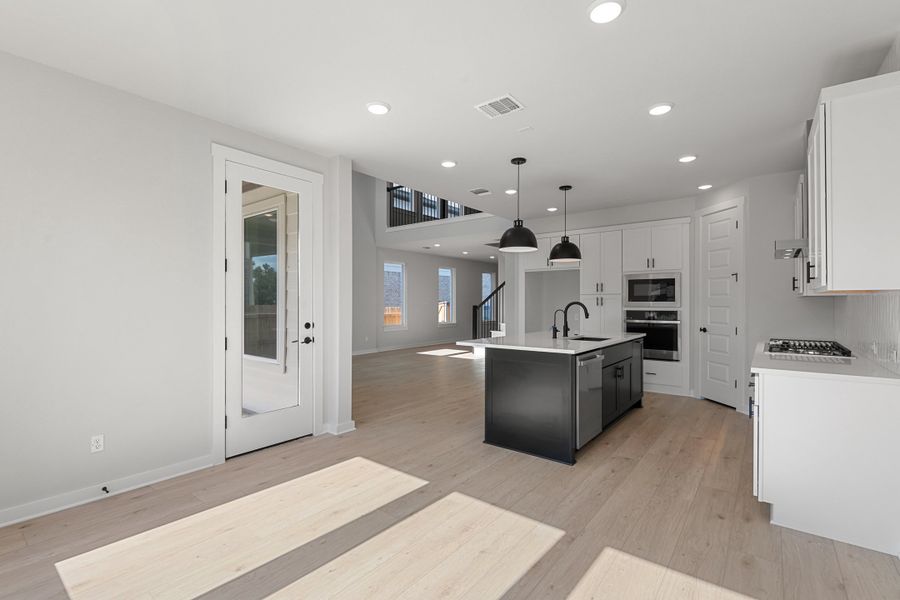 Furnished interior view inside a new home in Lariat, Liberty Hill (Image 15).