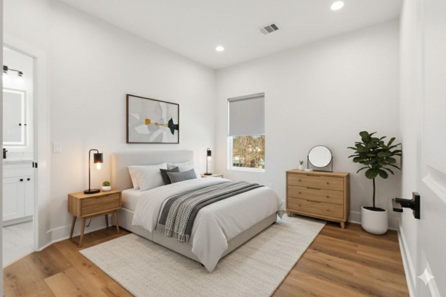 Furnished interior view inside a new home in , Houston (Image 15).