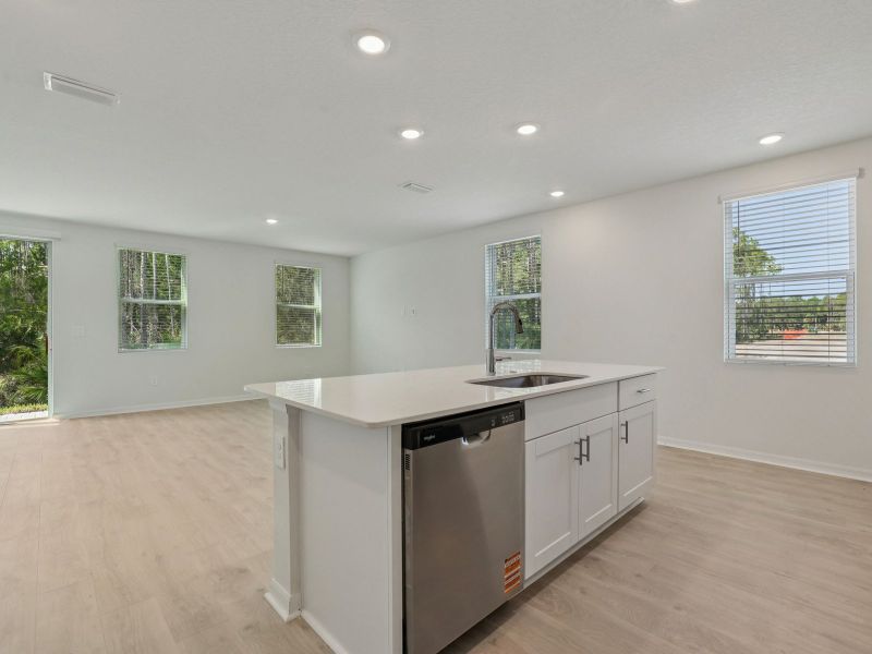 Furnished interior view inside a new home in Bradford Park, Ormond Beach (Image 6).