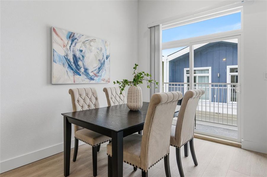 Furnished interior view inside a new home in , Dallas (Image 32).