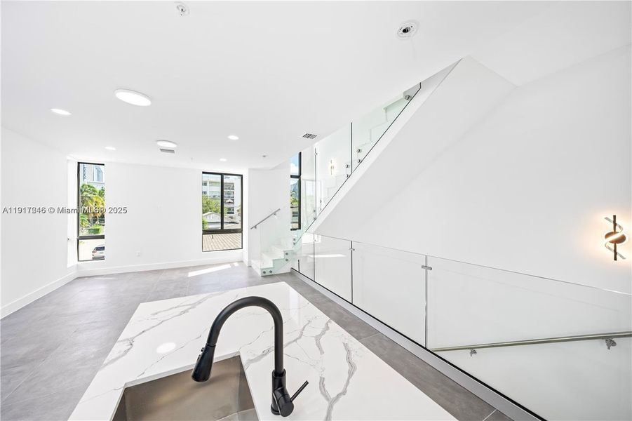 Furnished interior view inside a new home in , Miami (Image 6).