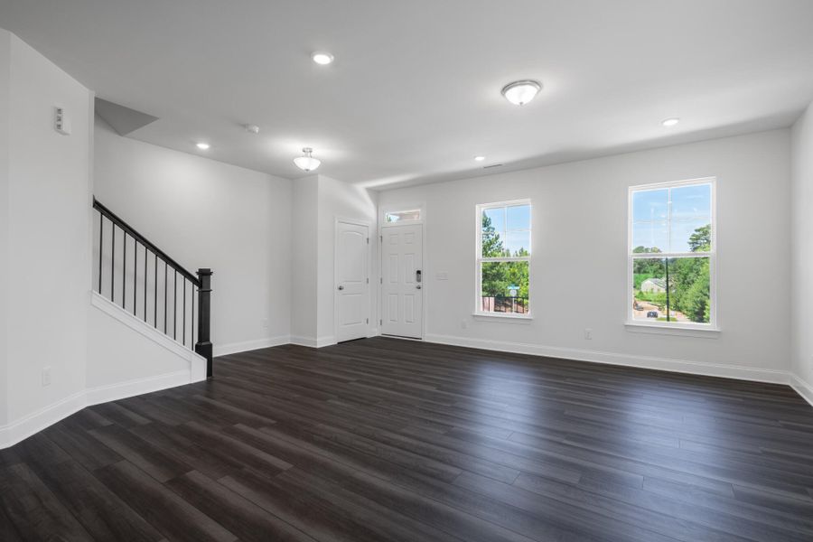 Spacious, unfurnished interior of a new home in Enclave at Traditions Townhomes, Wake Forest (Image 12).