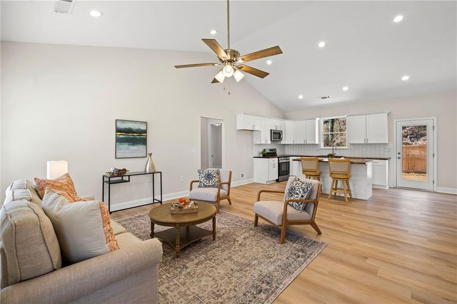 Furnished interior view inside a new home in , Canton (Image 4).
