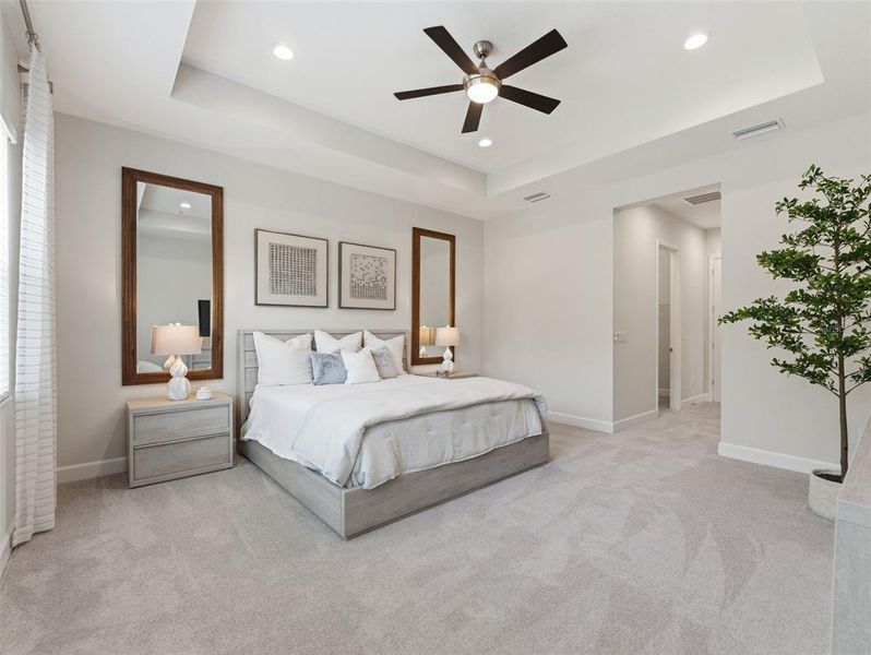 Furnished interior view inside a new home in Valencia Ridge (55+), Wesley Chapel (Image 15). Furnished interior view inside a new home in Valencia Ridge (55+), Wesley Chapel (Image 15).