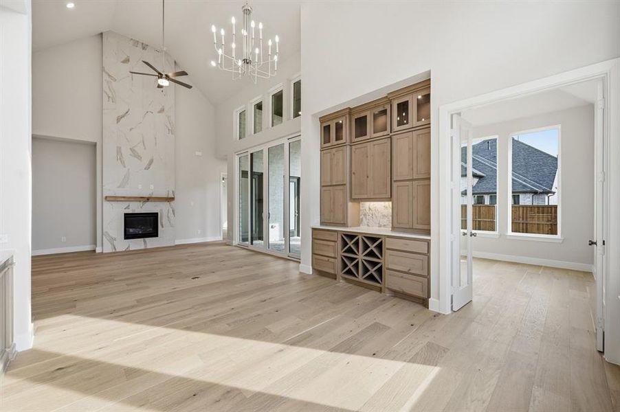 Furnished interior view inside a new home in Sandbrock Ranch, Aubrey (Image 4).