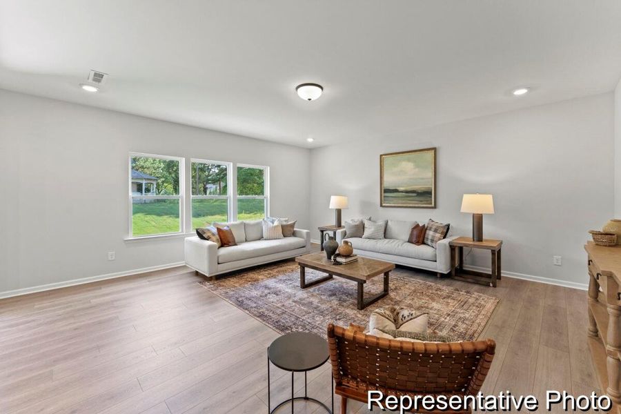 Furnished interior view inside a new home in Homecoming, Ravenel (Image 5).