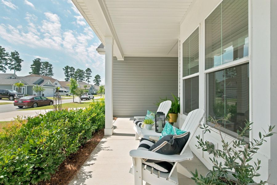 Exterior details and patio area of a home in , Summerville (Image 3). Exterior details and patio area of a home in , Summerville (Image 3).