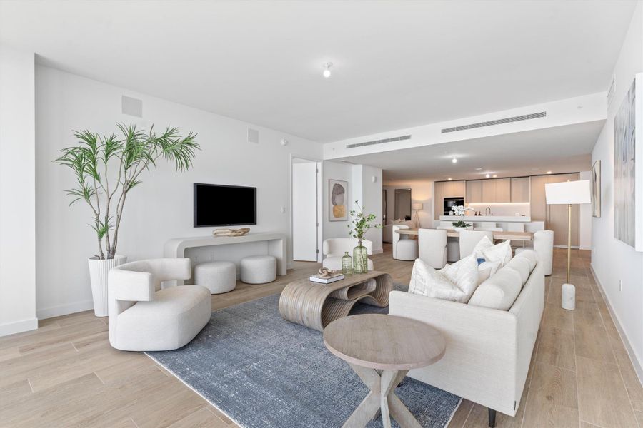 Furnished interior view inside a new home in , Pompano Beach (Image 36).