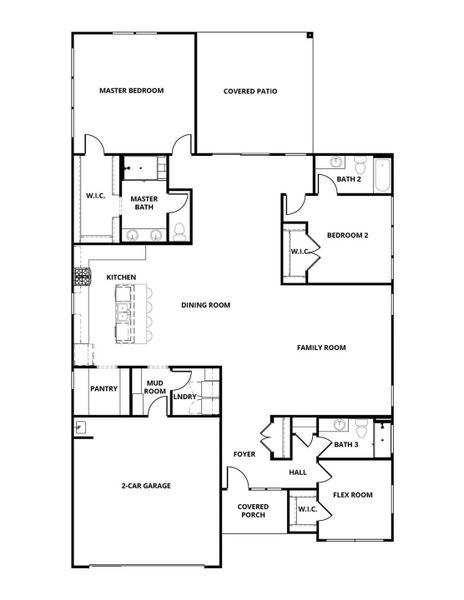 2D floor plan layout of this home in , Rosenberg, TX (Image 3).