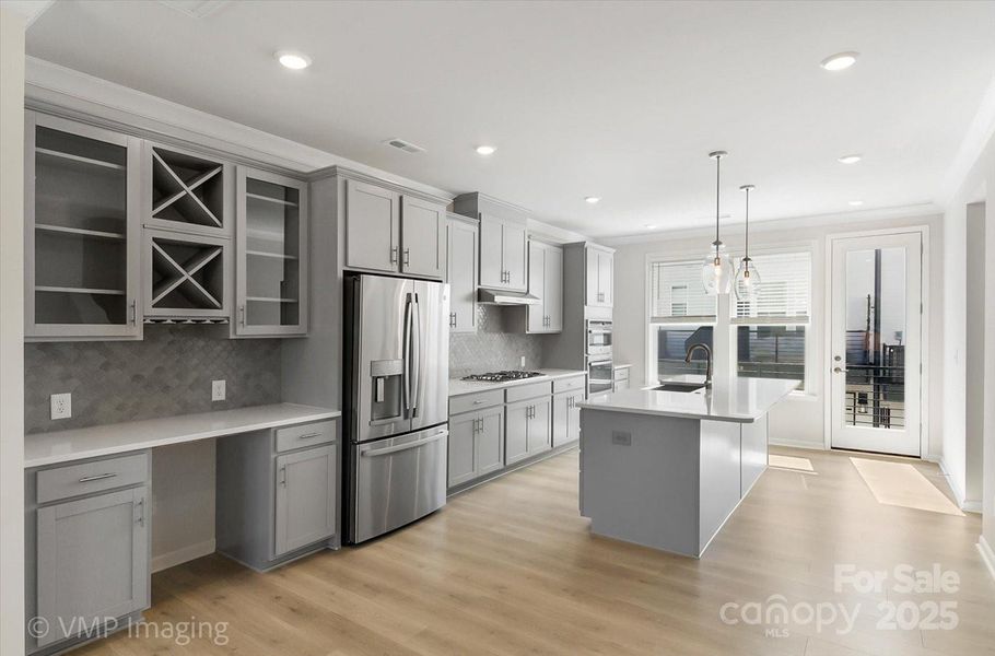 Kitchen with view to terrace Kitchen with view to terrace