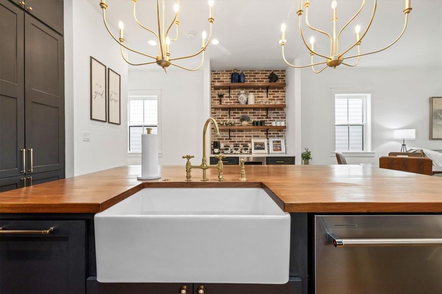 Furnished interior view inside a new home in , Galveston (Image 33).