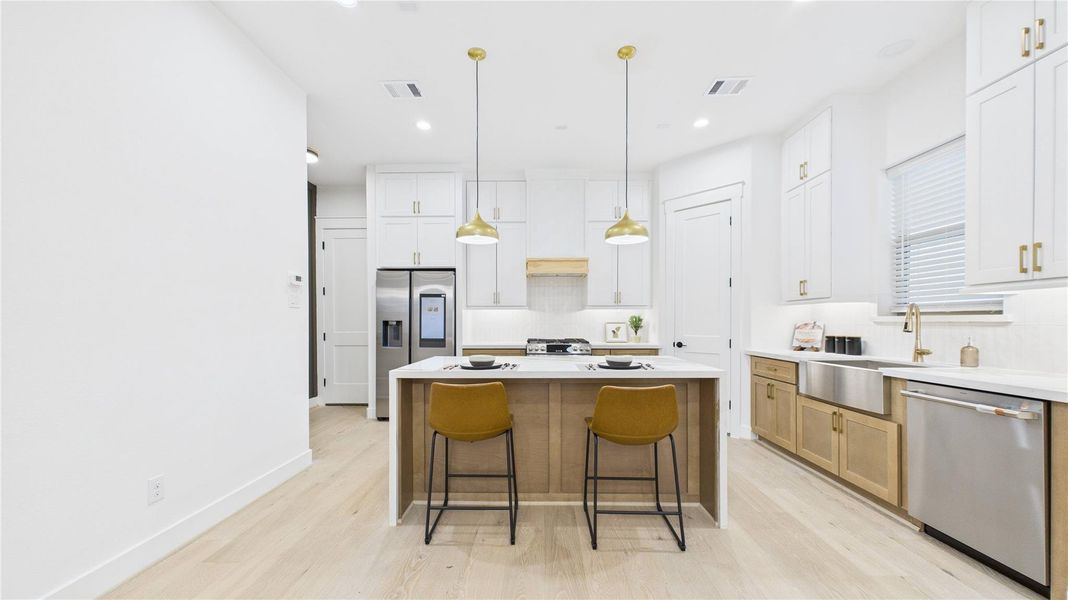Kitchen, View from the dining room