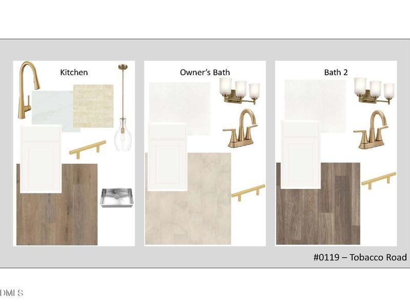 Sample of building materials used in homes in Tobacco Road, Angier (Image 27).