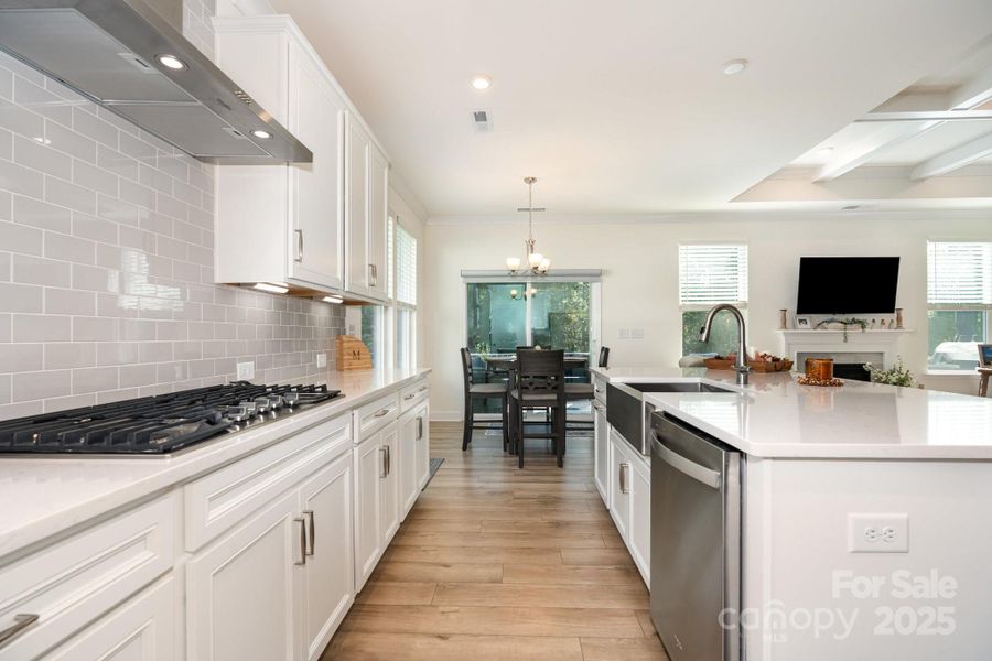 Furnished interior view inside a new home in , Clover (Image 22).