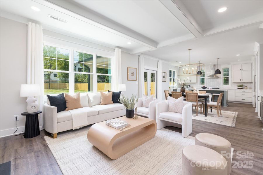 Furnished interior view inside a new home in , Charlotte (Image 14). Furnished interior view inside a new home in , Charlotte (Image 14).