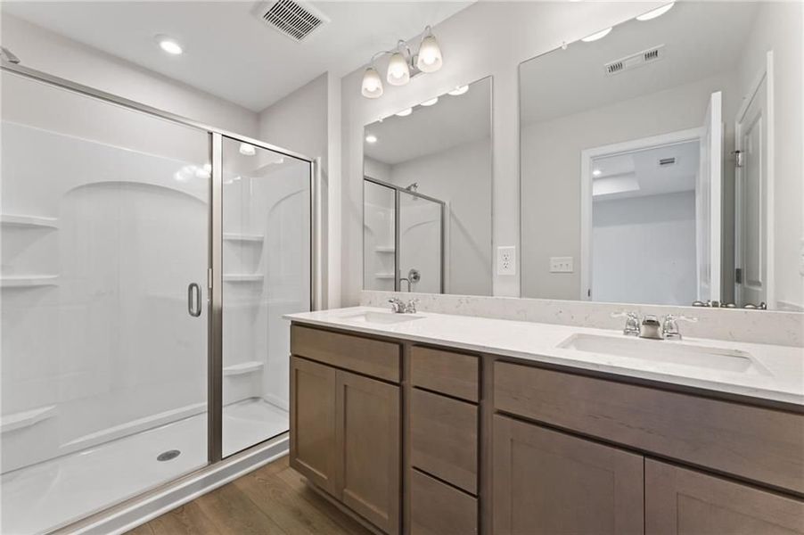 Furnished interior view inside a new home in Stegall Village, Emerson (Image 9). Furnished interior view inside a new home in Stegall Village, Emerson (Image 9).