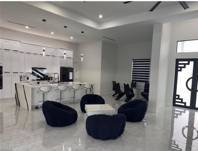 Furnished interior view inside a new home in , Cape Coral (Image 6).