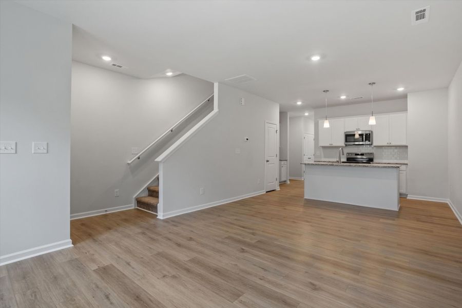 Spacious, unfurnished interior of a new home in Renaissance at White Oak, Garner (Image 16). Spacious, unfurnished interior of a new home in Renaissance at White Oak, Garner (Image 16).