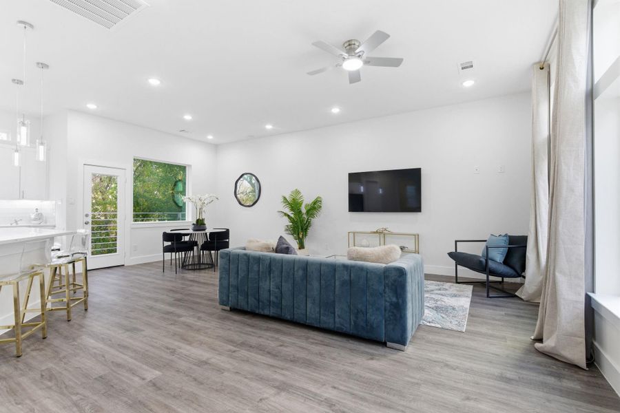 Furnished interior view inside a new home in , Houston (Image 5).