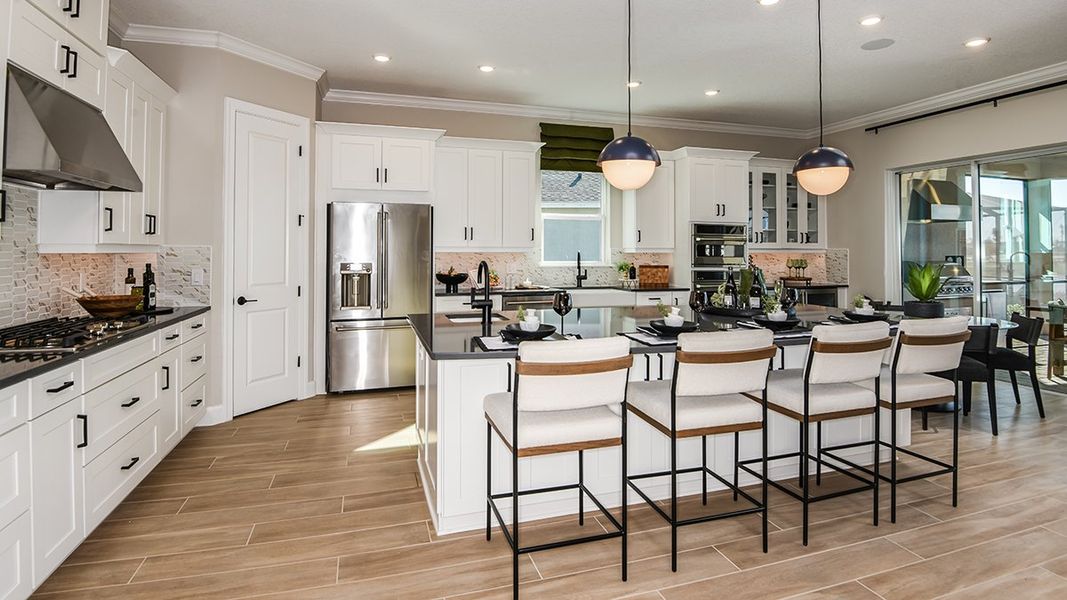 Representative furnished interior of a home built from the Pallazio by Taylor Morrison in Center Lake Ranch Community Group Page, St. Cloud (Image 10).