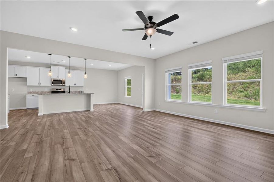 Spacious, unfurnished interior of a new home in Saddle Ridge, Calhoun (Image 28).