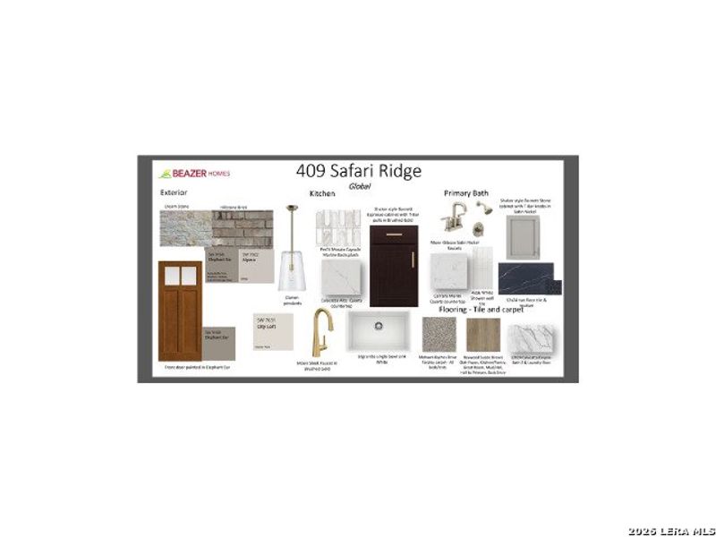 Sample of building materials used in homes in Venado Crossing, Cibolo (Image 3). Sample of building materials used in homes in Venado Crossing, Cibolo (Image 3).