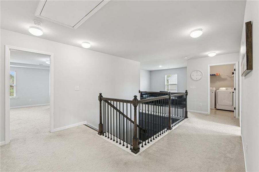 Furnished interior view inside a new home in , Dawsonville (Image 12).