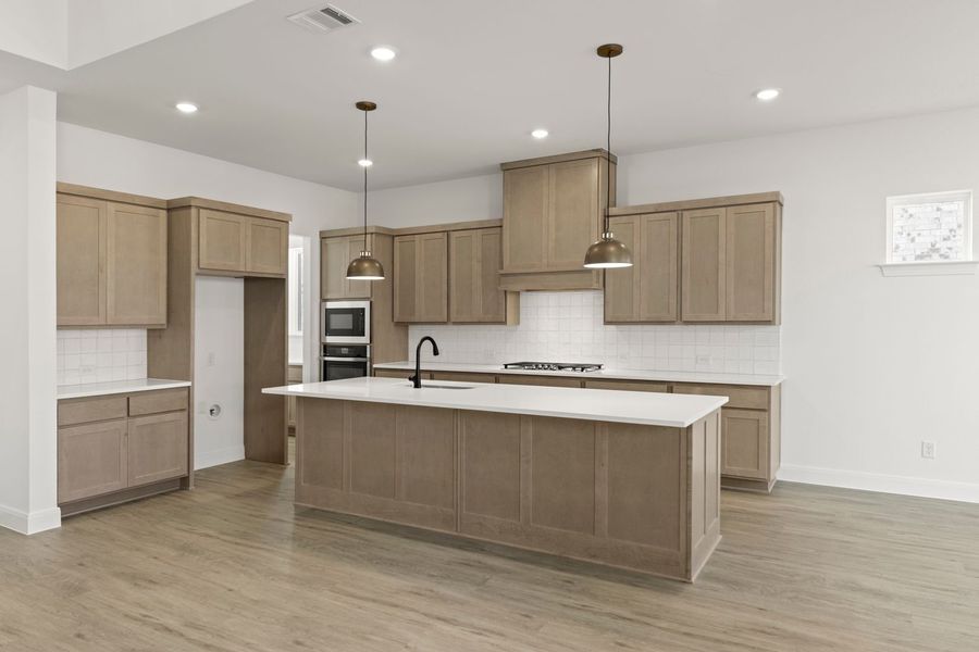 Furnished interior view inside a new home in Wildflower Ranch, Justin (Image 7). Furnished interior view inside a new home in Wildflower Ranch, Justin (Image 7).