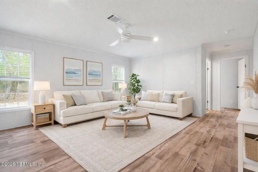 Furnished interior view inside a new home in , Hawthorne (Image 9).