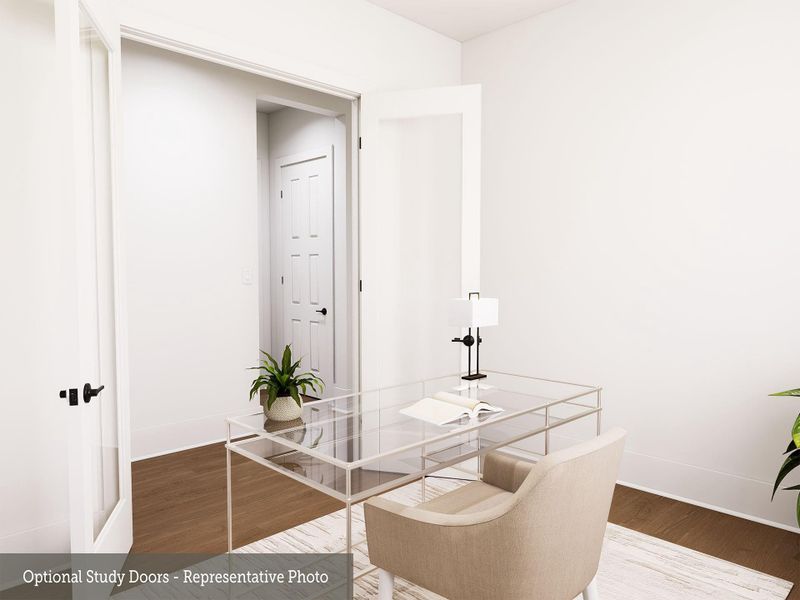 Furnished interior view inside a new home in COLTON - Reserve Collection, Todd Mission (Image 7).