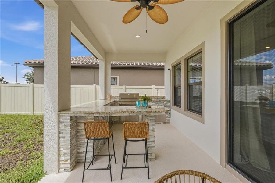 Exterior details and patio area of a home in , San Antonio (Image 26).