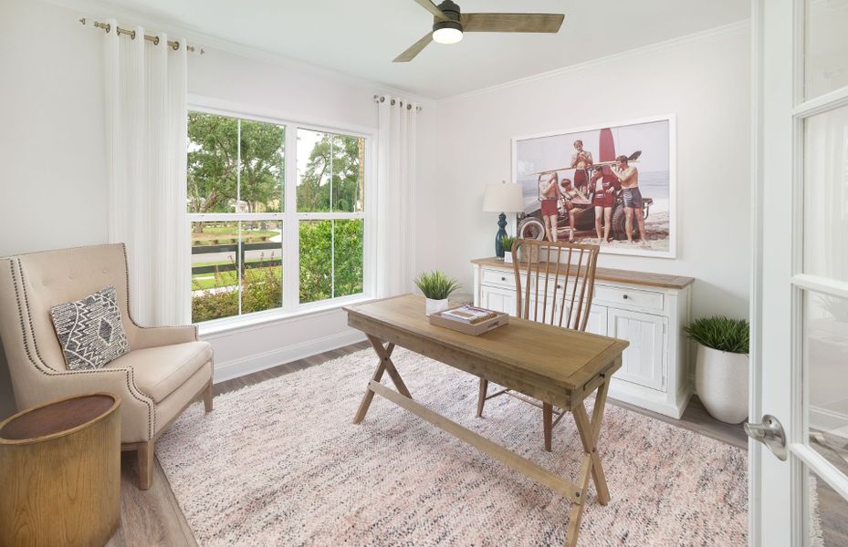 Furnished interior view inside a new home in Carriage Estates, Lexington (Image 4).