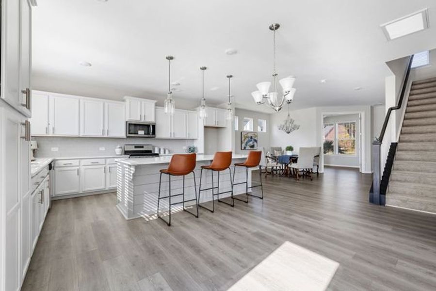 Representative furnished interior of a home built from the Kipling P by True Homes in Homecoming, Ravenel (Image 5). Representative furnished interior of a home built from the Kipling P by True Homes in Homecoming, Ravenel (Image 5).