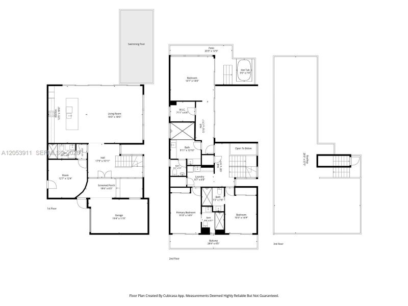 2D floor plan layout of this home in , Miami, FL (Image 4). 2D floor plan layout of this home in , Miami, FL (Image 4).