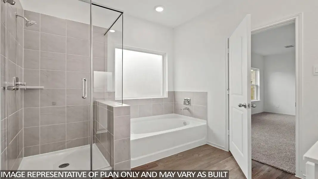 Furnished interior view inside a new home in Cypress Green, Tomball (Image 8). Furnished interior view inside a new home in Cypress Green, Tomball (Image 8).