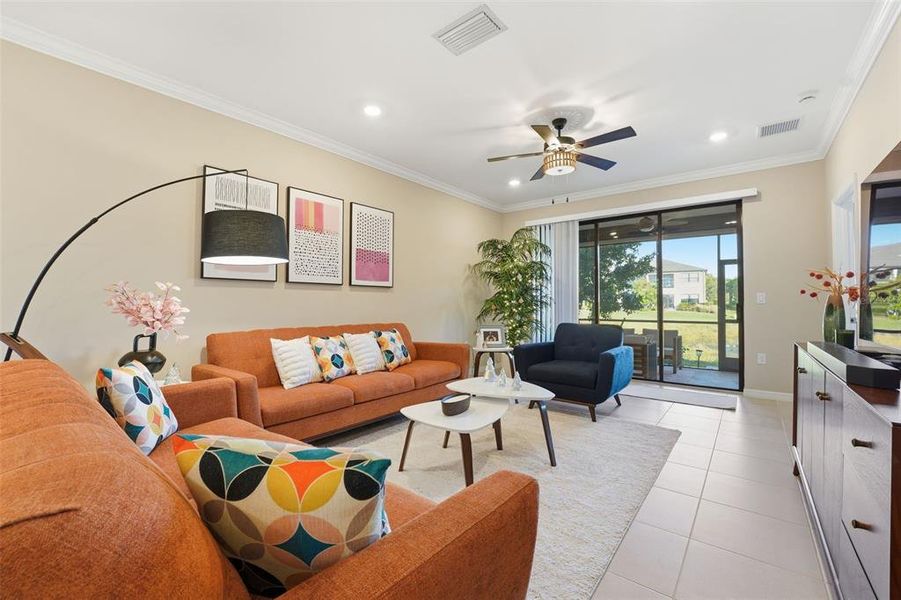 Furnished interior view inside a new home in , Port Charlotte (Image 29).