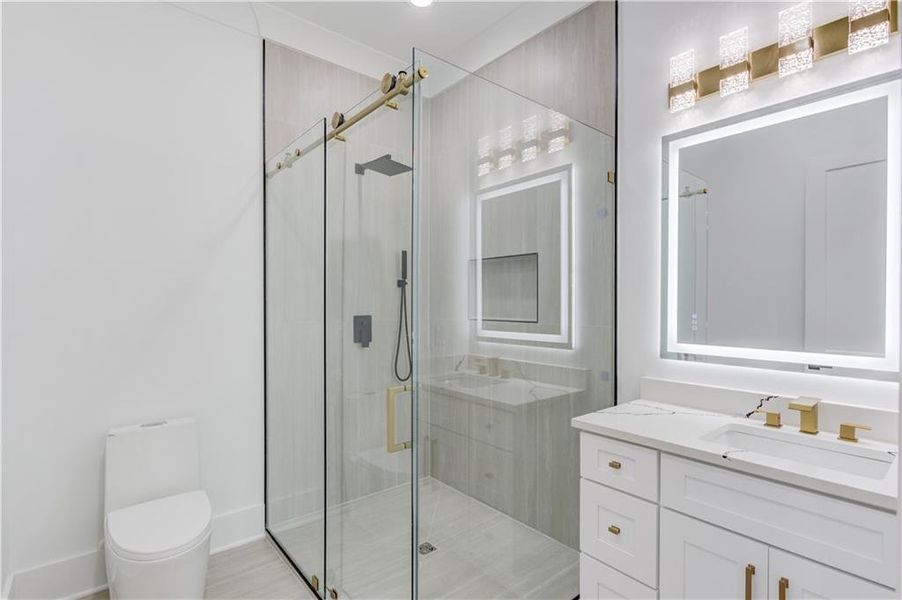 Furnished interior view inside a new home in , Buford (Image 8).