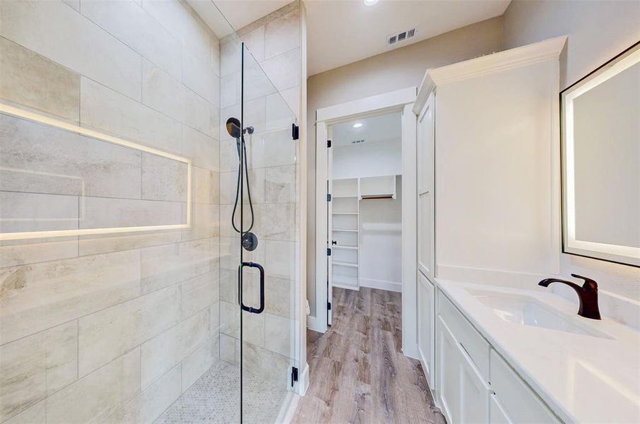 Furnished interior view inside a new home in , Wills Point (Image 13).