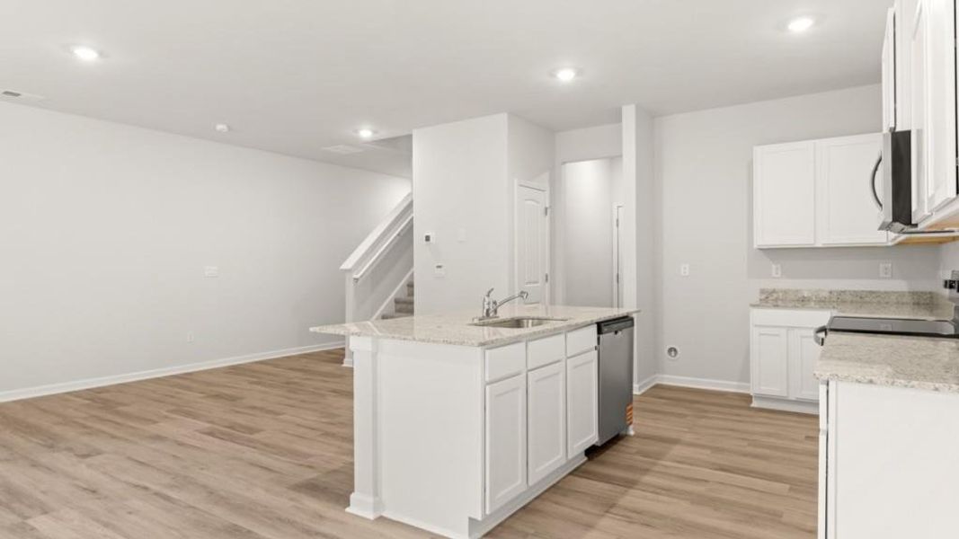 Furnished interior view inside a new home in Oconee Overlook Townhomes, Gainesville (Image 7).