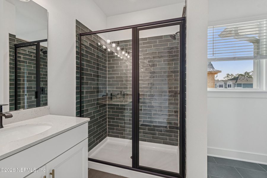 Furnished interior view inside a new home in Kettering at eTown - Traditional Collection, Jacksonville (Image 13).