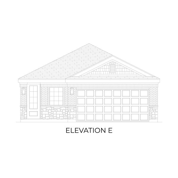 Representative rendering of the exterior for the Grant F by First Texas Homes (Image 8).
