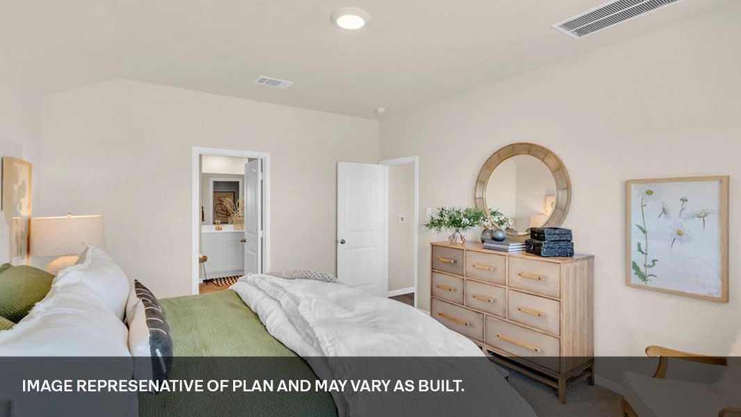 Furnished interior view inside a new home in Southgrove, Kyle (Image 7).