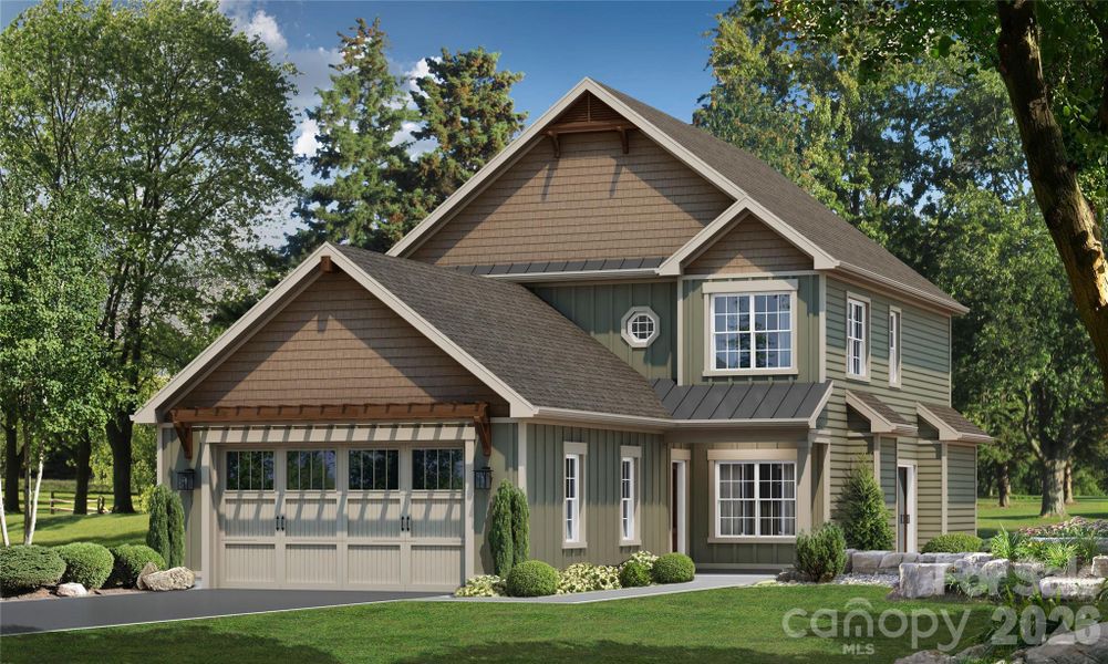 GlenLaurel Preserve Courtyard Collection Iris A Model (This rendered image is for illustrative purposes only. Plans as shown may differ and vary from actual plans. Builder reserves the right to change specifications and/or substitute brands with equal or like-kind value at any time. COPYRIGHT 2026 MOUNTAINSIDE HOMEBUILDERS, LLC.) GlenLaurel Preserve Courtyard Collection Iris A Model (This rendered image is for illustrative purposes only. Plans as shown may differ and vary from actual plans. Builder reserves the right to change specifications and/or substitute brands with equal or like-kind value at any time. COPYRIGHT 2026 MOUNTAINSIDE HOMEBUILDERS, LLC.)