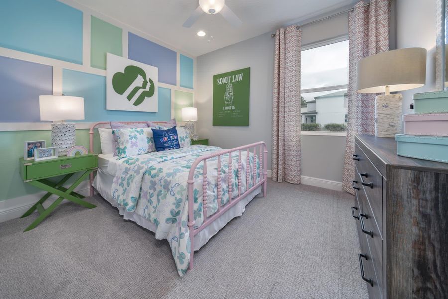 Bedroom 2 - Miles at Brack Ranch in St. Cloud, FL by Landsea Homes