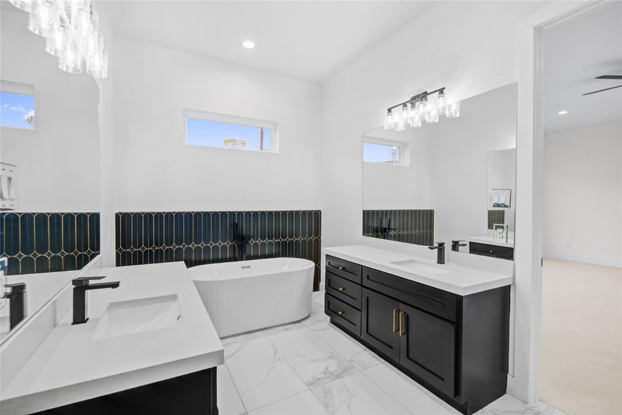 Furnished interior view inside a new home in , Houston (Image 7).