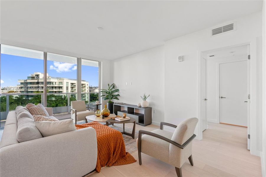 Furnished interior view inside a new home in , Bay Harbor Islands (Image 28).