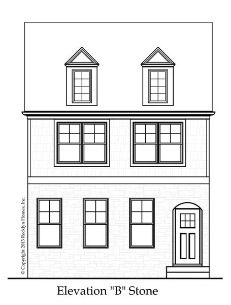 Representative rendering of the exterior for the Fairfax by Rocklyn Homes (Image 2). Representative rendering of the exterior for the Fairfax by Rocklyn Homes (Image 2).